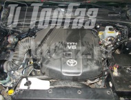 ГБО на Toyota Land Cruiser Prado 120 - Подкапотная компановка