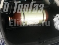 ГБО на Mazda CX-7 - Цилиндрический метановый баллон объемом 90 литров