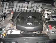 ГБО на Toyota Land Cruiser Prado - Подкопотная компановка